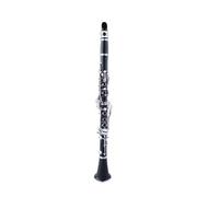 B Flat Clarinet For Beginner Bb Clarinet 17 Keys Bakelite Wooden Professional Woodwind Instrument Clarinette With Box Reed Musical Instrument Parts(Black)