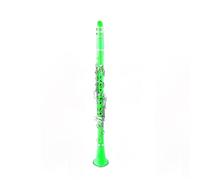 B Flat Clarinet For Beginner Bb Clarinet 17 Keys Bakelite Wooden Professional Woodwind Instrument Clarinette With Box Reed Musical Instrument Parts(Green)