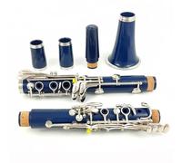 B Flat Clarinet For Beginner Bb Clarinet With Case 17 Keys Sib Clarinet Navy Blue E109