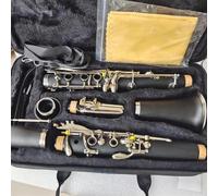 B Flat Clarinet For Beginner Beginner Professional Practice Playing Clarinet Instrument A Key Clarinet With Box Hard Rubber Tube