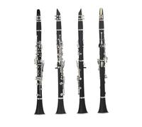 B Flat Clarinet For Beginner Black Bb Clarinet 17 Keys 6 Rings Clarinet Playing Practice For Beginners