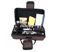 B Flat Clarinet For Beginner Clarinet Bb Wood Ebony Silver Plated 18 Keys Ebony Sib Clarinet