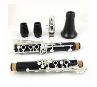 B Flat Clarinet For Beginner Clarinet Bb Wood Ebony Silver Plated 18 Keys Ebony Sib Clarinet M65