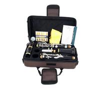 B Flat Clarinet For Beginner Clarinet Bb Wood Ebony Silver Plated 18 Keys Ebony Sib ClarinetM191