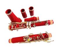 B Flat Clarinet For Beginner Clarinet Colorful Red Tube Gift Woodwind Instrument Clarinet Suitable For Beginners And Adults