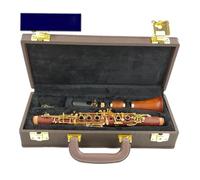 B Flat Clarinet For Beginner Clarinet Eb Tone Redwood Clarinet Good Sound ME1 Suitable For Beginners Adults And Professional Players(A)