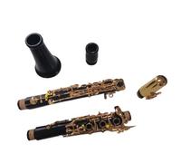 B Flat Clarinet For Beginner Clarinet Ebony B Flat 26 Keys Gold Plated Beginner Adult Professional Examination Woodwind Instrument