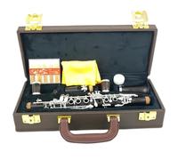 B Flat Clarinet For Beginner Clarinet Ebony Eb With Case Silver Plated Keys Wood Instrument ME1