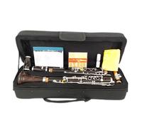 B Flat Clarinet For Beginner Clarinet G Tune Ebony Silver Plated Keys Clarinet For Music Lovers