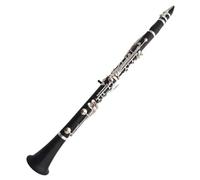 B Flat Clarinet For Beginner Clarinet Instrument B Flat Ebony Black Tube Silver-plated Keys Beginners Exam Professional Band