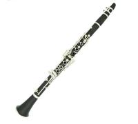 B Flat Clarinet For Beginner Ebony Clarinet/black Wind Instrument B Flat 17-key White Copper Button Ebony Clarinet