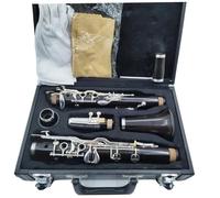 B Flat Clarinet For Beginner G Tune Clarinet 18 Keys Ebony Wood Nickel Plated Professional Musical Instrument With Case