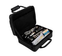 B Flat Clarinet For Beginner Professional Bb Clarinet Ebony Clarinets Ebony Wood Silver Plating Key Musical Instruments Case Reeds
