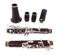 B Flat Clarinet For Beginner Professional Clarinet Bb Redwood Silver Plated Keys Sib Clarinet ES