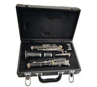 B Flat Clarinet For Beginner Professional Clarinet C Tune Ebony Wood Or Bakelite Sliver Plated Keys With Clarinet Accessories