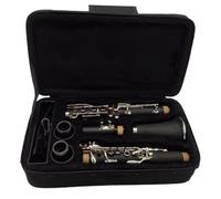 B Flat Clarinet For Beginner Professional Clarinets Bb Matte ABS Resin Bakelite Clarinet Included Case + Reeds
