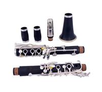 B Flat Clarinet For Beginner Professional Ebony Clarinet Silver Plated Copper Solid Wood Sib M112 18 Key