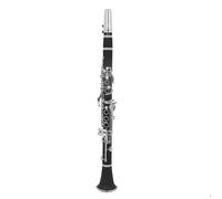 B Flat Clarinet For Beginner Professional Exam C-key Clarinet 17-key Bakelite Body Nickel-plated Black Tube Adult Playing Wind Instrument