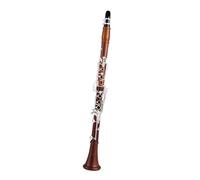 B Flat Clarinet For Beginner Red Wood Professional Clarinet Bb Rosewood Clarinet Silvering Keys Solid Wood Sib Clarinet Standard Woodwind Instrument