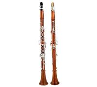 B Flat Clarinet For Beginner Red Wood Professional Clarinet Bb Rosewood Silvering Keys Solid Wood Sib Clarinet Beginner
