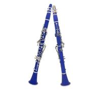 B Flat Clarinet For Beginner Sky Blue Bb Clarinet B-flat Beginner Clarinet For Orchestras Adults Bracket Gloves(Clarinet)