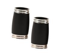 B Flat Clarinet Pitch Tuning Tube 54mm 2pcs Black Metal Cc11