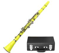 B Flat Clarinet White Clarinet Color Clarinet Musical Instrument Beginner Clarinet (Color : Yellow1)