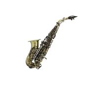 B Flat Flat Bend Saxophone Set Soprano Professional Woodwind Instrument With Piano Accessories Beginner Saxophone