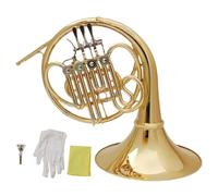 B Flat Four Key Single Row French Horn Double-key French horn instrument