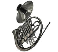 B Flat Single Row French Horn B Flat To F Double Row Instrument French Horn Surface Black Nickel