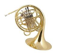 B Flat Single Row French Horn Professional Performance Type 4 Keys Double French Horn Musical Instrument EB Tone