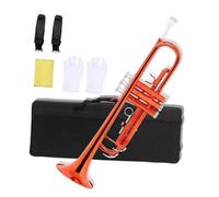 B Flat Standard Trumpet Set Beginner Trumpet | Suitable for beginners(Red)
