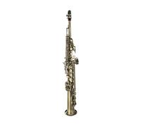 B Flat Straight Pipe Saxophone Saxophone Professional Brass Antique Copper Sax Musical Instrument With Case