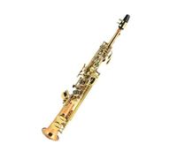 B Flat Straight Tube Soprano Saxophone Rose Brass Body Material Beginner Saxophone