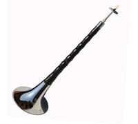 B Flat Suona Wind Instrument Full Set Ebony/red Rosewood Chinese Nation Suona With Accessories Suona Set(Color:Ebony)