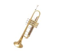 B Flat Three Note Trumpet Beginner Performance Examination Professional Drum And Bugle Corps Brass Wind Instrument Beginner Trumpet