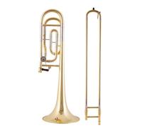 B Flat To F Brass Lacquer Trombone Change Pitch Tenor Trombone With Case And Accessories Trombone for Beginner