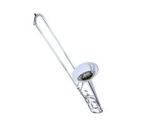 B Flat To F Flat Tenor Trombone Nickel Plated For Beginners Grade Exams And Performance Beginner Trombone