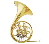 B Flat Tonality Four Key Single Row French Horn Easy To Play(Gold)