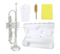 B-flat Trumpet Instrument Brass Tube Body Gold Trumpet With Accessories Suitable Beginner Adult