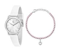 B&G Chronostar Special Pack Woman, Only Time Watch, Analogue, Bracelet with Heart Pendant, Ease Collection - R3851322505