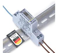 B+G E-Tech AC Meter [WS50] Digital 1 Phase Electricity Meter for DIN Rail 1TE with LCD and S0 to 50 A Direct Measurement at 230 V, Setup and Two-Direction Meter (WS50-1221 (MID 2023))