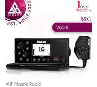 B&G V60-B VHF Marine Radio with AIS Transceiver│Built-in GPS│Class D│NMEA 2000
