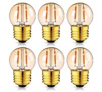 B,G40 LED Edison Bulb 1W E27 Base Replacement Lamp 2200K Ice Diamond Amber Glass Golfball Vintage Light Bulb 110/220V