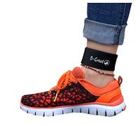 B-Great Ankle Band for Men and Women Compatible with Fitbit Flex 2/One/Zip/Charge 2 3/Alta HR or Garmin Vivofit/2/3/4/JR Fitness Tracker (Black, Medium)