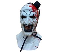 (B) Halloween Party Props Terrifier 2 Art The Clown Mask Cosplay Costume Masquerade Carnival Mask