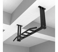 ,B,Height Adjustable Wall-Mounted Pull Up Bar - 300Kg Load Capacity, Professional Strength Trainer for Home & Garage Gym