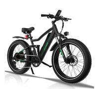 (B) HITWAY Electric Bike 26 * 4.0 Electric Bicycle Commute E-bikes 55-80km