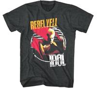 B~i~l~l~y I~d~o~l Men's Rebel Yell T-Shirt Black