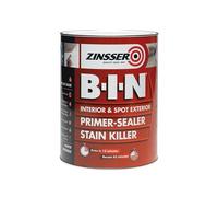 B.I.N® Primer, Sealer & Stain Killer Paint White 5 litre by Zinsser ZINBIN5L